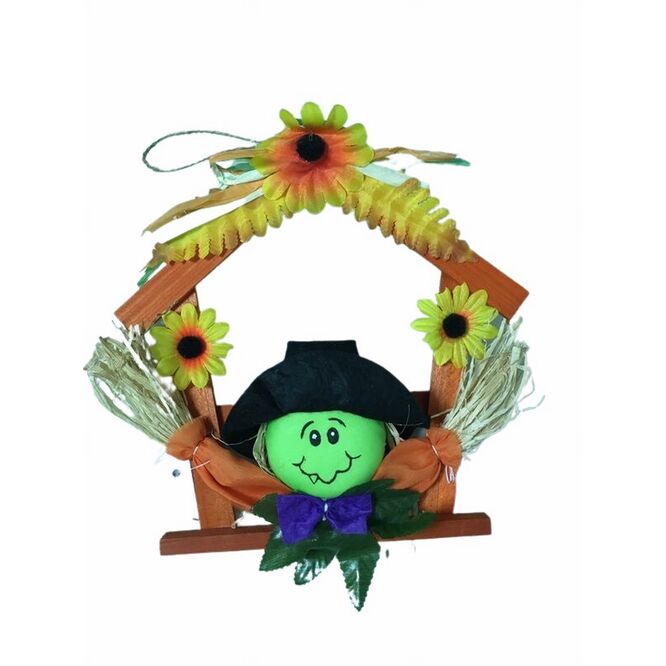 Figura decoracin Bruja Halloween 20 cm
