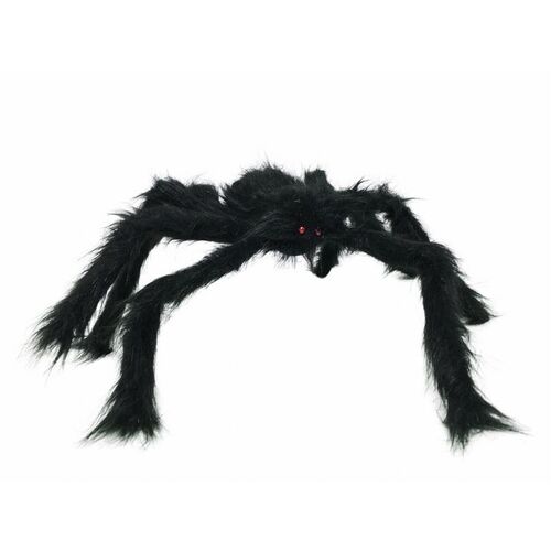 Araa peluda plstico decoracin Halloween 25 cm