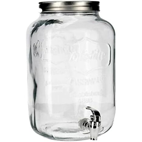 Tarro cristal con grifo "Volga" 8 litros