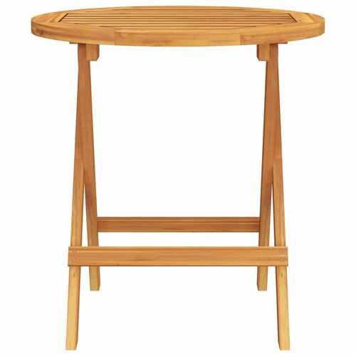 Mesa bistró plegable terraza madera acacia 47 x 46 cm