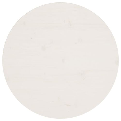 Superficie mesa madera maciza pino blanco Ø60 x 2,5 cm