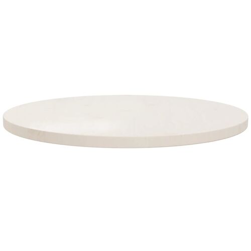 Superficie mesa madera maciza pino blanco Ø60 x 2,5 cm