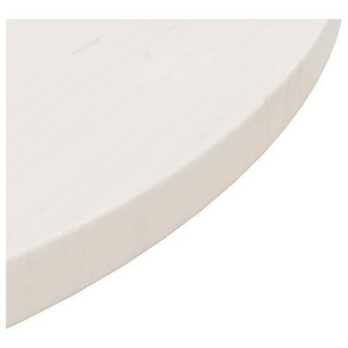 Superficie mesa madera maciza pino blanco Ø60 x 2,5 cm