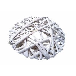 Portavela rattan platillo 14.5 cm