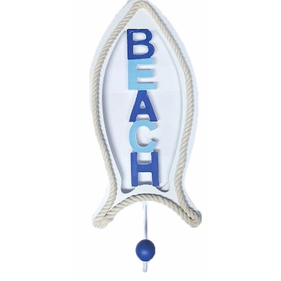 Perchero forma de pez "Beach" 45.5 x 17.5 cm