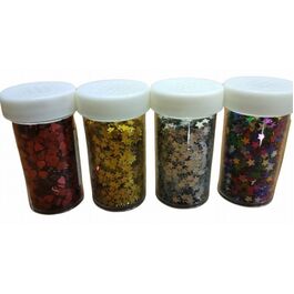 Bote pegatinas manualidades "Estrellas" 6 cm Bote pegatinas manualidades "Estrellas" 6 cm