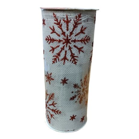 Cinta manualidades blanco con estrellas 300 x 15 cm