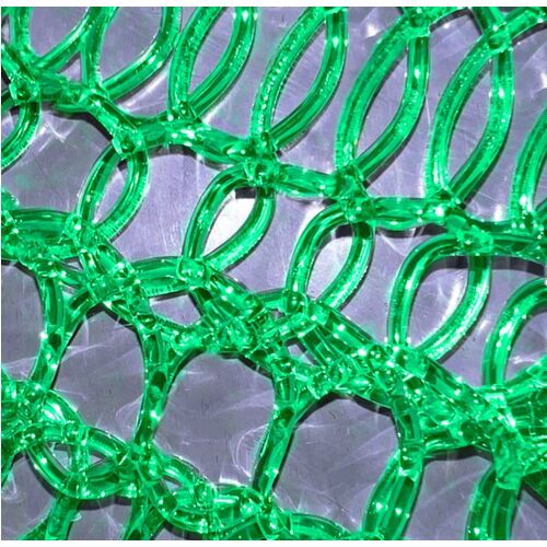 Malla PVC estrecha Purpurina 1 x 10 metros Verde