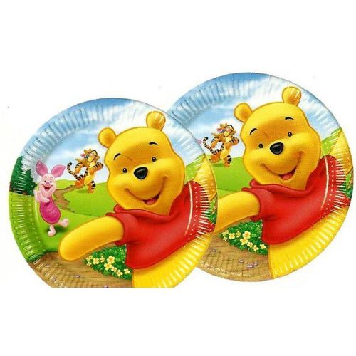 Set 10 platos Winnie the Pooh 23 cm