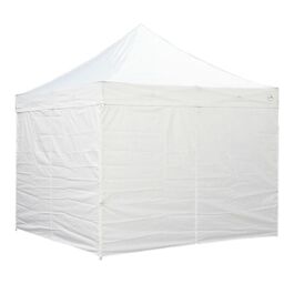 Carpa 4 x 4 aluminio plegable pata hexagonal con paredes sin puerta blanca