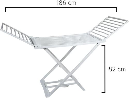 Tendedero resina plegable Alicante 186 x 82 cm