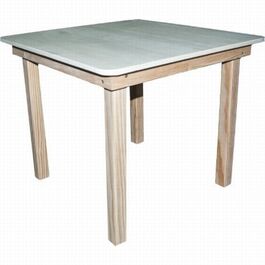Mesa infantil madera sin barniz 60 x 60 x 50 cm