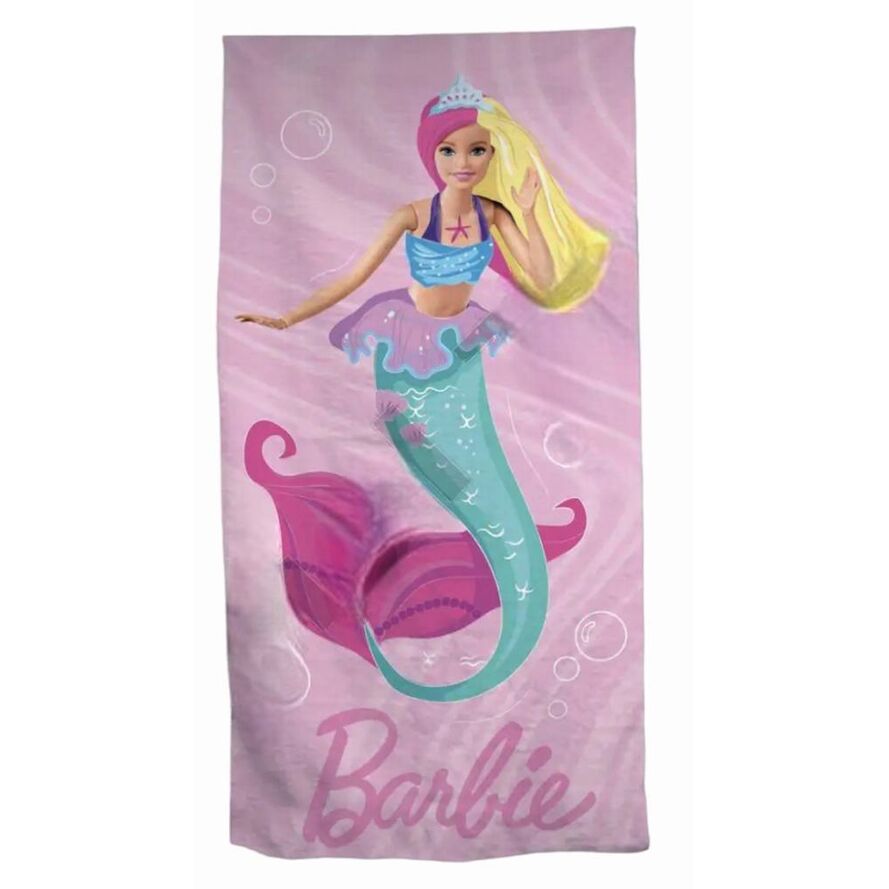 Toalla playa microfibra Barbie 140 x 70 cm
