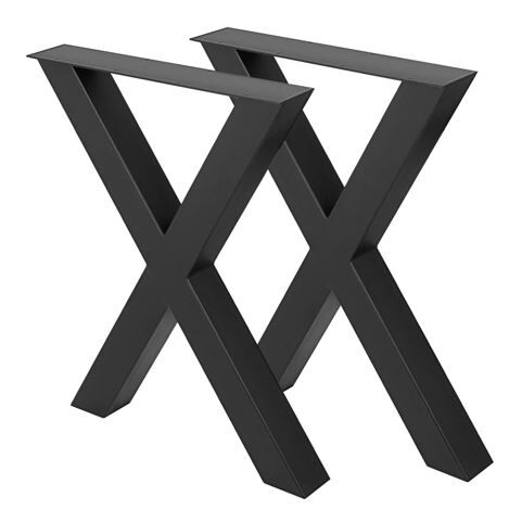 Patas de acero para mesa ajustables 72 x 60 cm