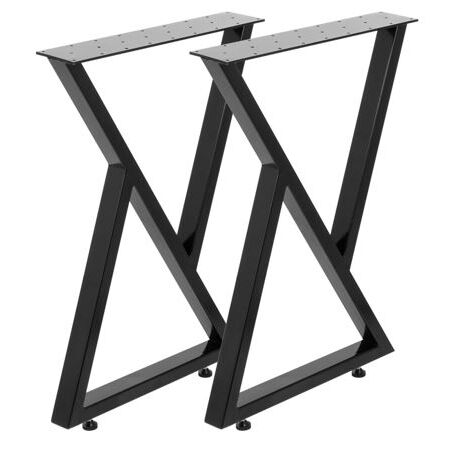 Patas de acero para mesa ajustables 71 x 50 cm