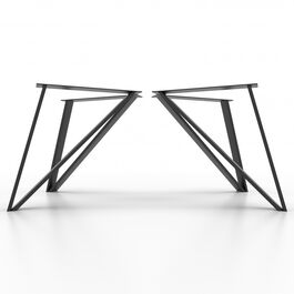 Patas de acero para mesa no ajustables 71 x 20 cm