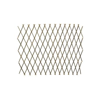 Valla mimbre extensible para enredadera 125 x 20 cm