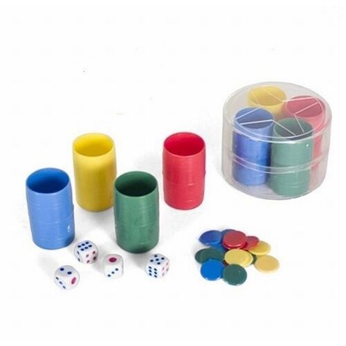 Set fichas parchís 4 jugadores