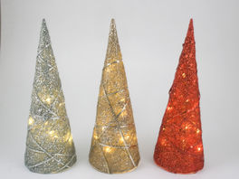 Cono 40 cm 10 led color surtido