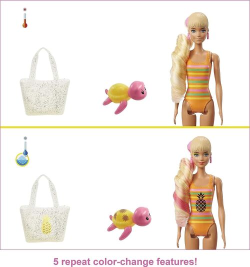 Mueca Barbie con vestido y accesorios