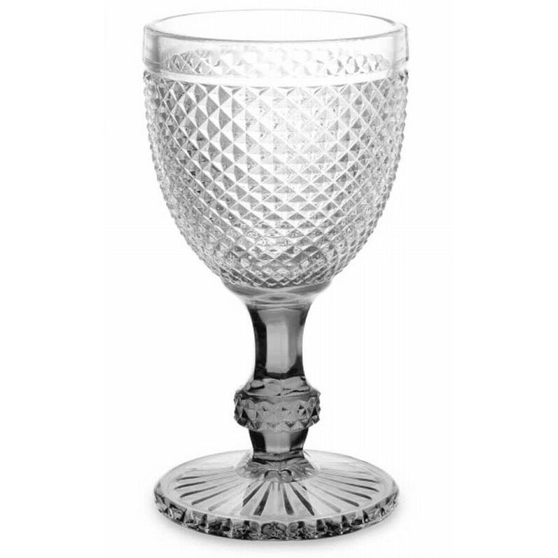 Set 6 copas Diamante base antracita 330 ml