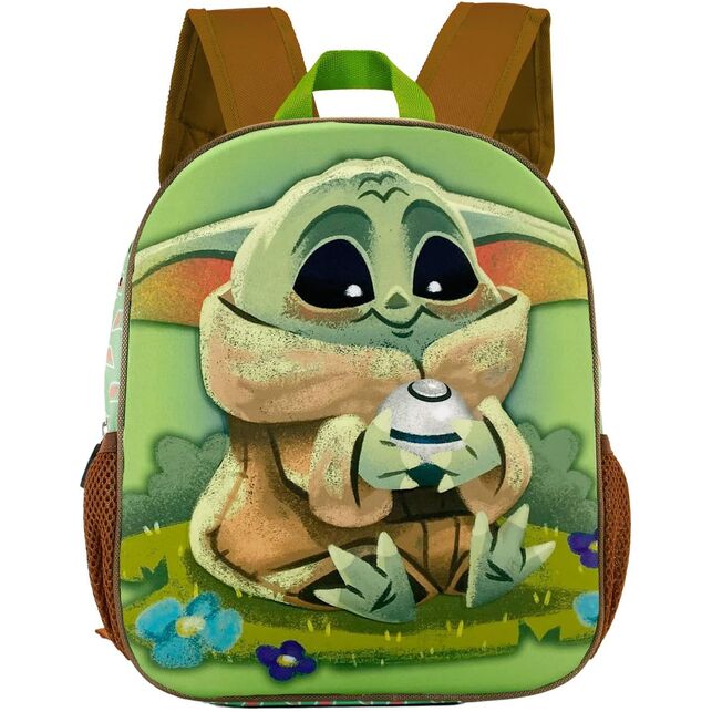 Mochila infantil 3D Fan Baby Yoda Star Wars 11 x 26 x 31 cm