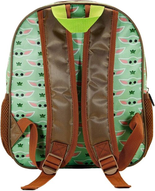 Mochila infantil 3D Fan Baby Yoda Star Wars 11 x 26 x 31 cm
