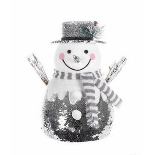 Figura muñeco de nieve  Navidad 30 x 20 cm