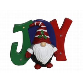 Cartel led decoración Navidad Santa Claus "Joy" 20.5 x 14.5 x 7.5 cm
