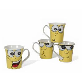 Taza porcelana "Caras" 350 ml