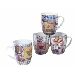 Taza porcelana Vintage "Enjoy the Coffee" 325 ml