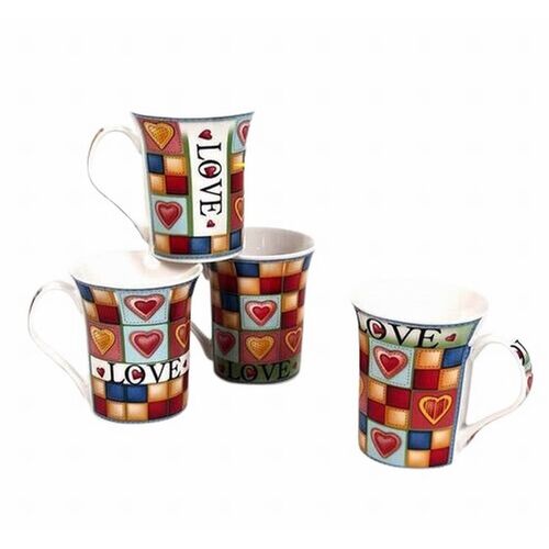 Taza porcelana Mug "Love Heart" 350 ml