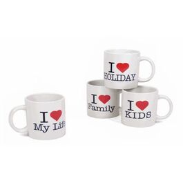 Taza cerámica "I love" 32 cl