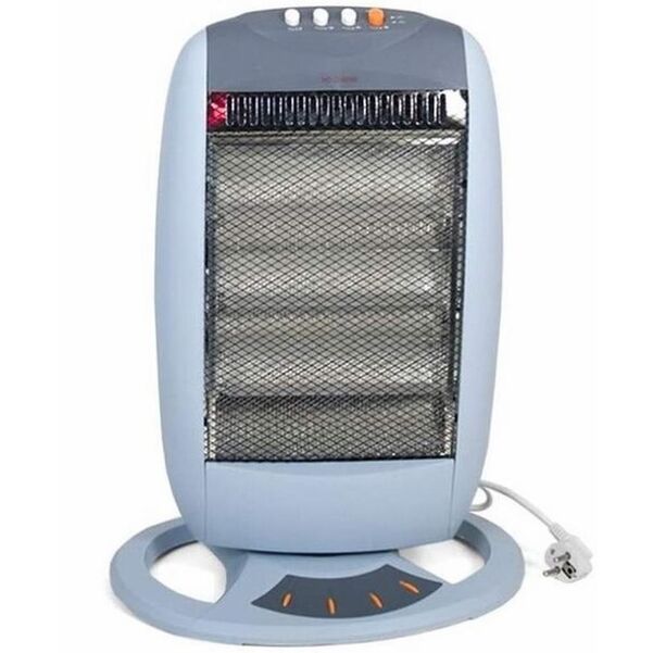 Calefactor halógeno 3 tubos 400-800-1200 W