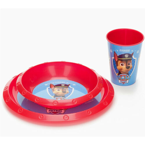 Set platos y vaso La Patrulla Canina