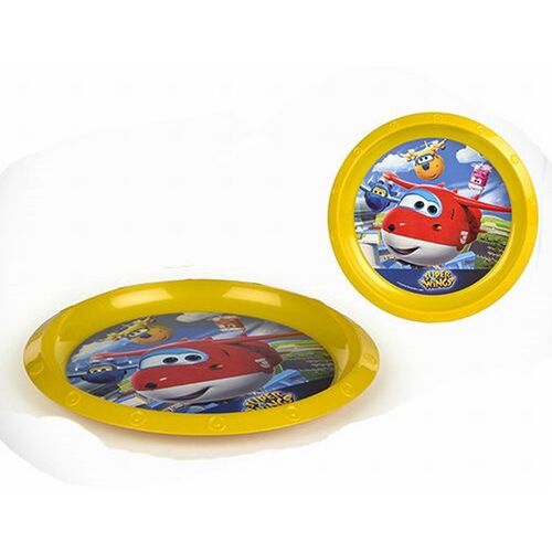 Plato plástico Super Wings 21cm