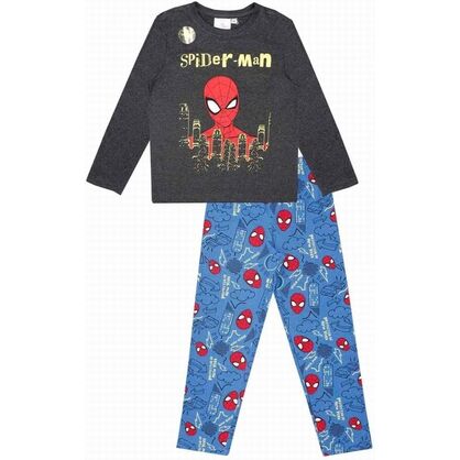 Pijama largo gris Spiderman Marvel