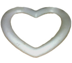 Corazn hueco contorno 39 cm