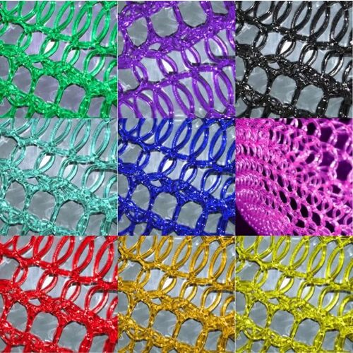 Malla PVC estrecha Purpurina 1 x 10 metros Rojo