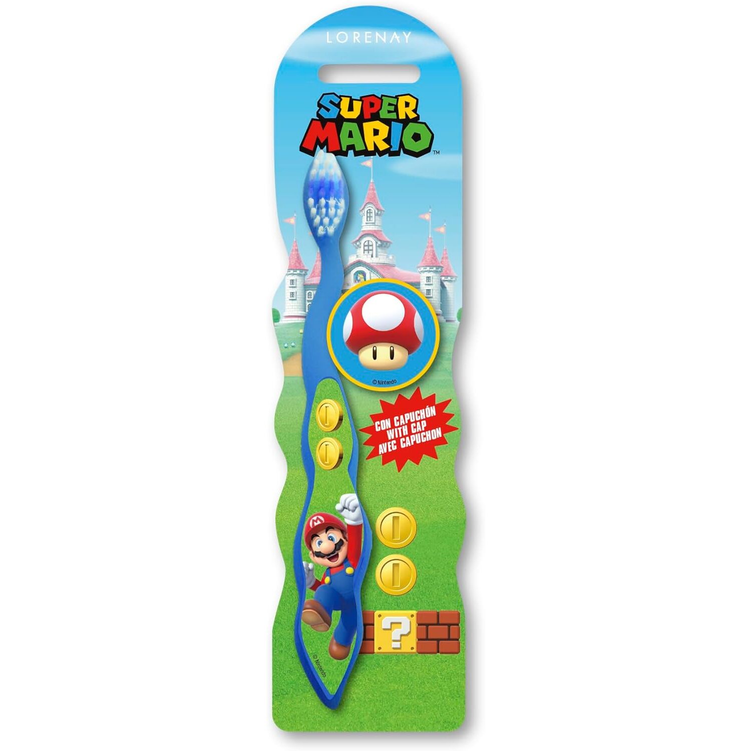 Cepillo dientes infantil manual Super Mario