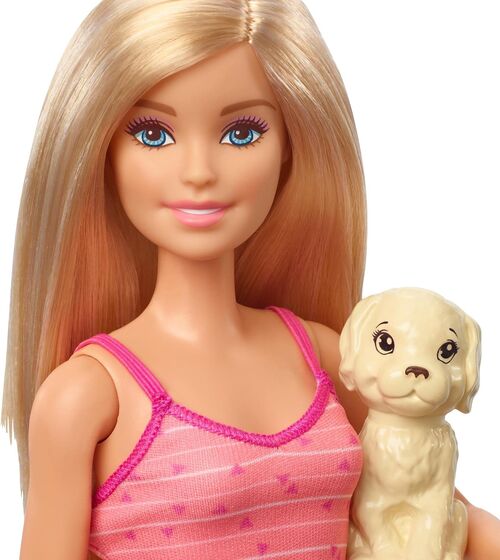 Barbie con cachorros Mattel