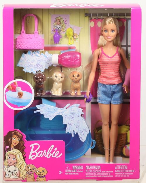 Barbie con cachorros Mattel