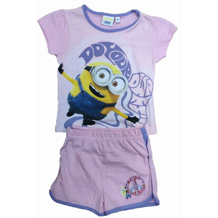 Conjunto verano dos piezas Minions 3 aos