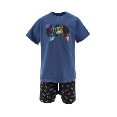 Conjunto verano dos piezas negro Batman DC Comics 3 años