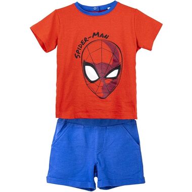Conjunto verano dos piezas rojo Spiderman Marvel