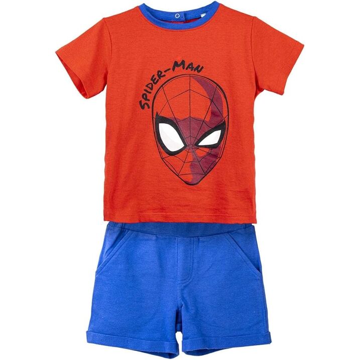 Conjunto verano dos piezas rojo Spiderman Marvel 18 Meses