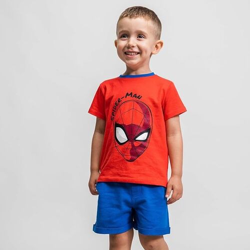 Conjunto verano dos piezas rojo Spiderman Marvel 18 Meses