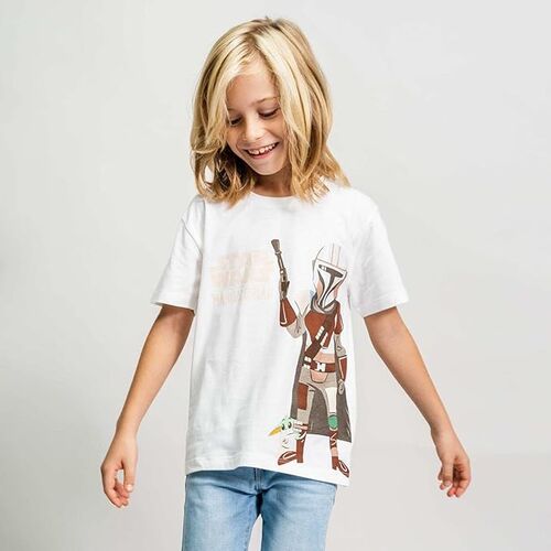 Camiseta manga corta The Mandalorian Star Wars 6 años