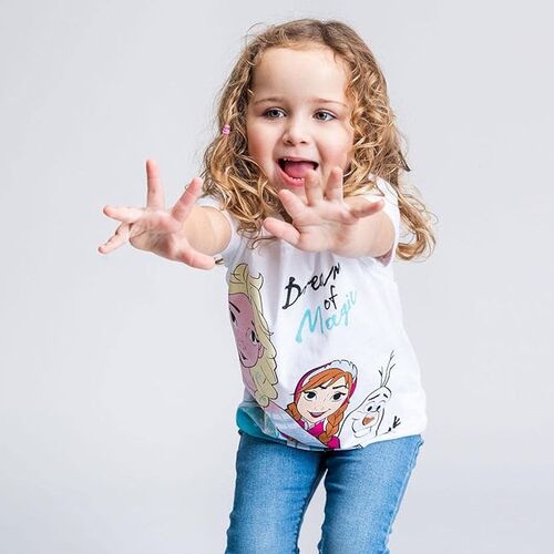 Camiseta manga corta Frozen Disney 6 años