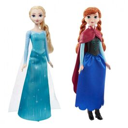 Muñeca Elsa y Anna Frozen Disney 38 cm